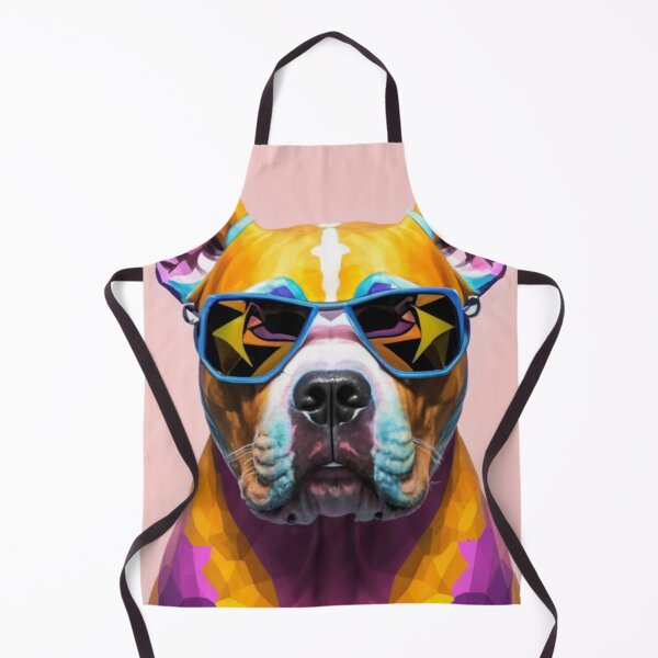 Item preview, Colorful Bulldog – Pop Art Dog with Glasses designed and sold by Izabela Włodarczyk.