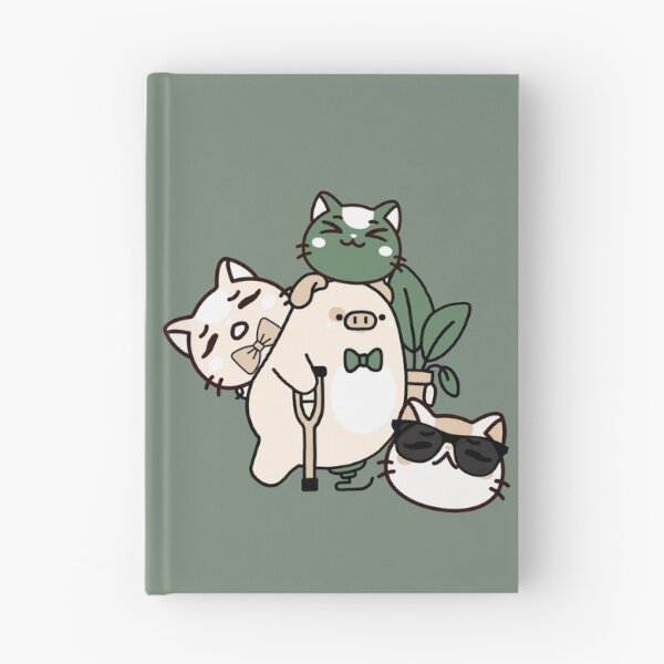 Item preview, Pig with Axillary Crutch, Prosthetic and Cat Friends designed and sold by Kanniax.