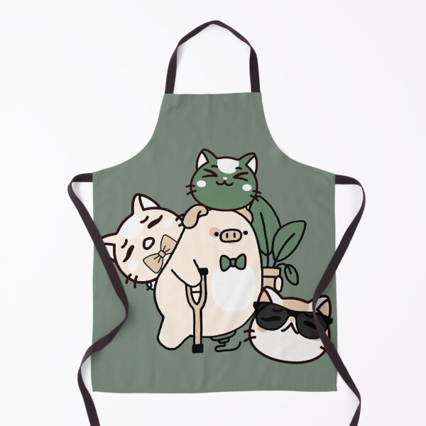 Item preview, Pig with Axillary Crutch, Prosthetic and Cat Friends designed and sold by Kanniax.
