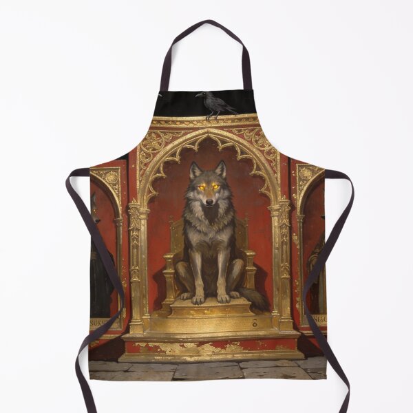 Item preview, Seven Dark Saints Gothic Wolf Altarpiece Art designed and sold by GeoWhimsy Studio.