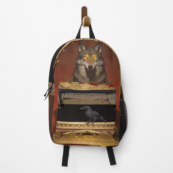 Item preview, Seven Dark Saints Gothic Wolf Altarpiece Art designed and sold by GeoWhimsy Studio.