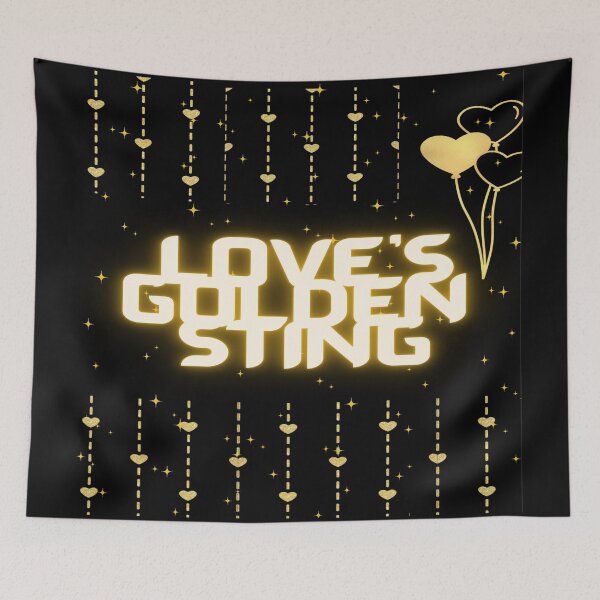 Item preview, Black and golden themes aesthetic quote on love designed and sold by V_SHOPEE.