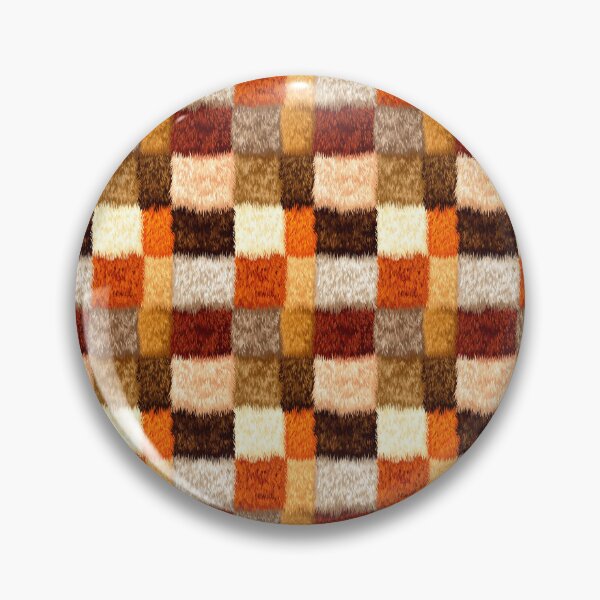 Item preview, Brown and Orange Checkerboard Fur Pattern designed and sold by Piotrek0001.