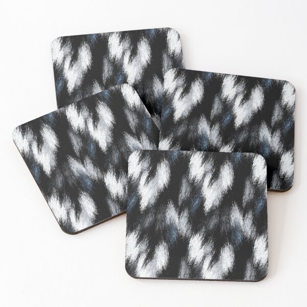 Item preview, Abstract Black and White Faux Fur Texture designed and sold by Piotrek0001.