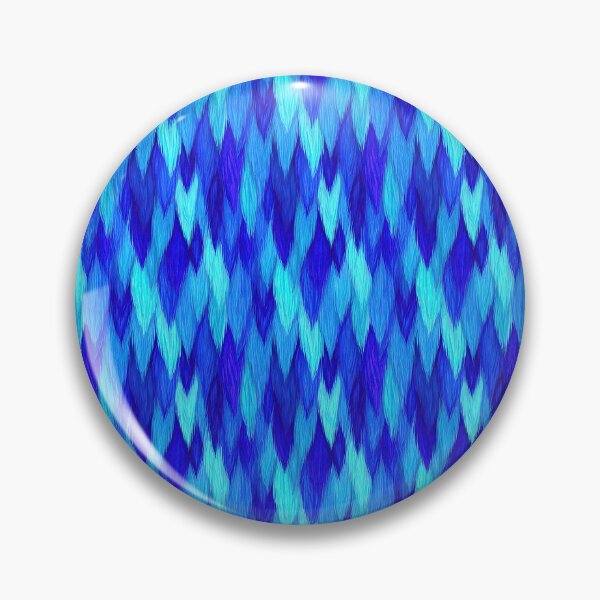 Item preview, Bright Blue Geometric Diamond Fur Pattern designed and sold by Piotrek0001.