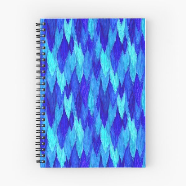 Item preview, Bright Blue Geometric Diamond Fur Pattern designed and sold by Piotrek0001.