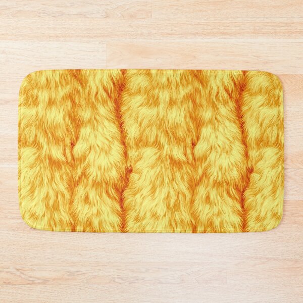 Item preview, Bright Golden Yellow Fluffy Fur Texture Pattern designed and sold by Piotrek0001.