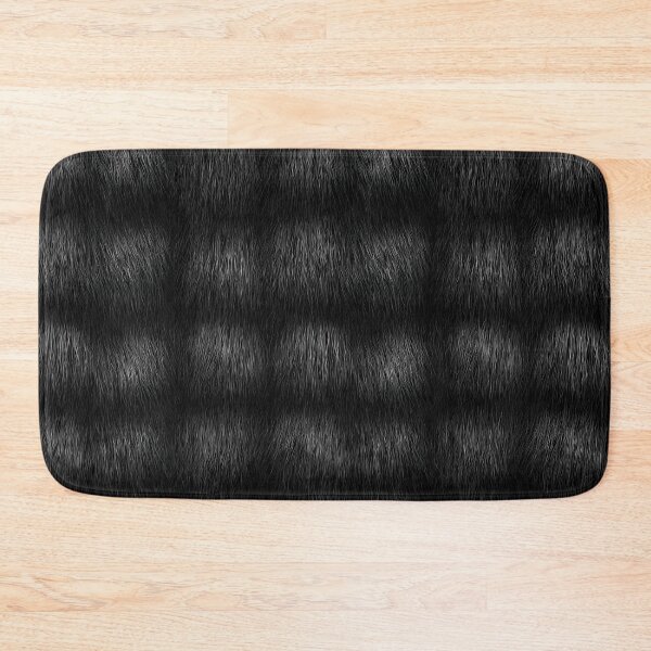 Item preview, Dark Black Realistic Faux Fur Texture Pattern designed and sold by Piotrek0001.