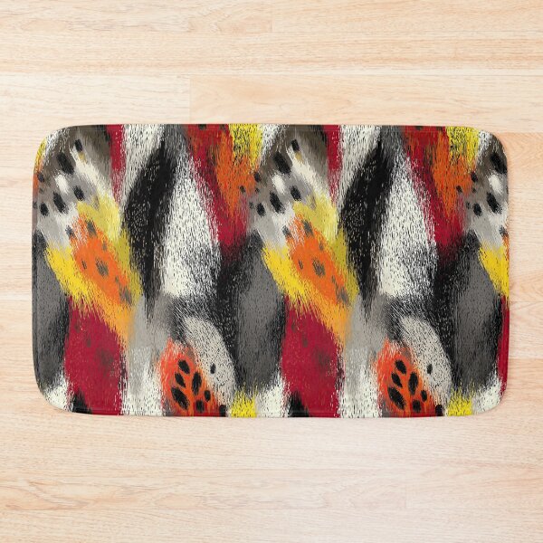 Item preview, Colorful Abstract Calico Faux Fur Texture Pattern designed and sold by Piotrek0001.
