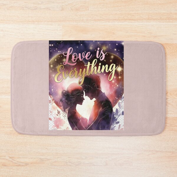 Item preview, Love is Everything Cosmic Silhouette Heart designed and sold by HALYNA070824.