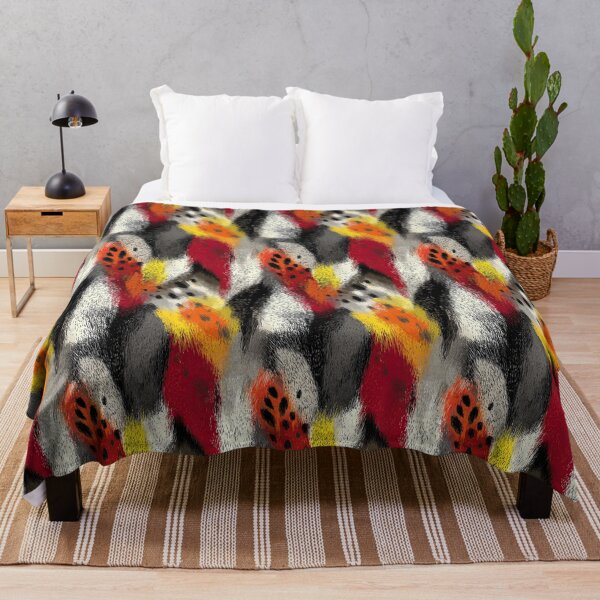 Item preview, Colorful Abstract Calico Faux Fur Texture Pattern designed and sold by Piotrek0001.