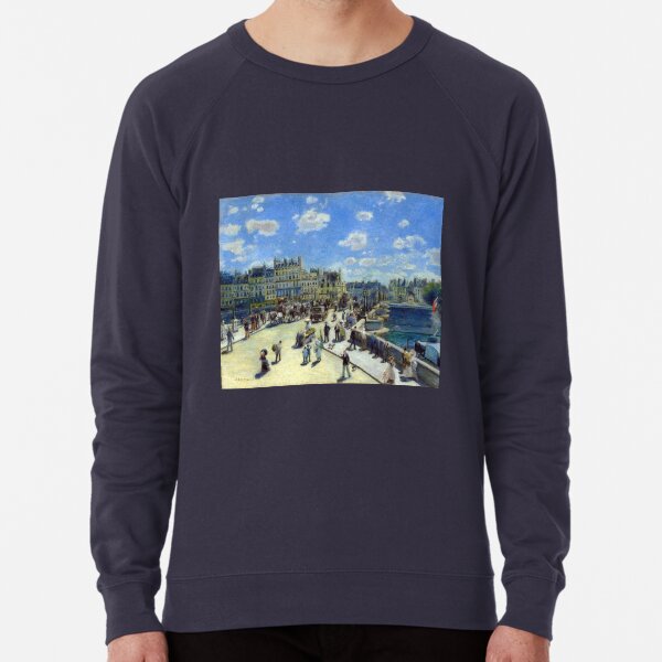 Auguste Renoir Pont Neuf, Paris Lightweight Sweatshirt