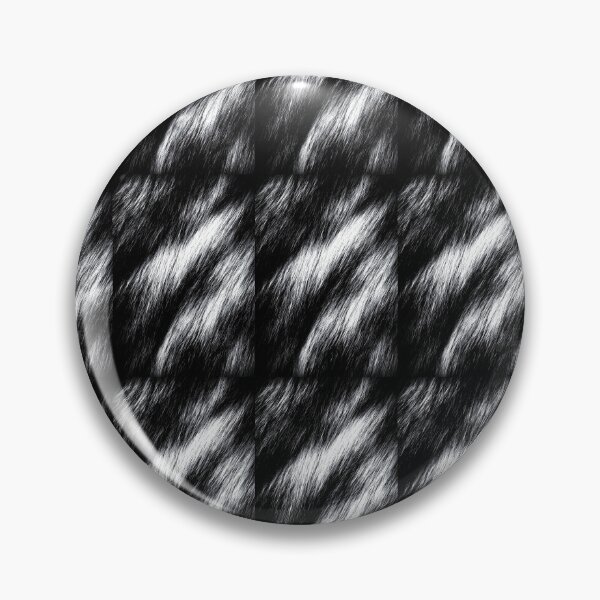 Item preview, Black with White Streaks Faux Fur Texture Pattern designed and sold by Piotrek0001.