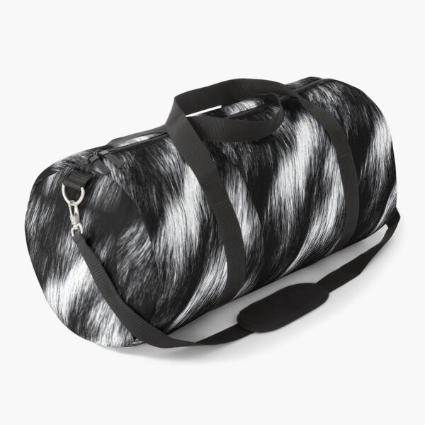 Item preview, Black with White Streaks Faux Fur Texture Pattern designed and sold by Piotrek0001.