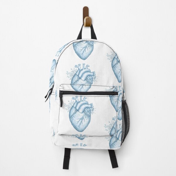 Item preview,  Blue anatomy, flowers and heart designed and sold by uunaa.