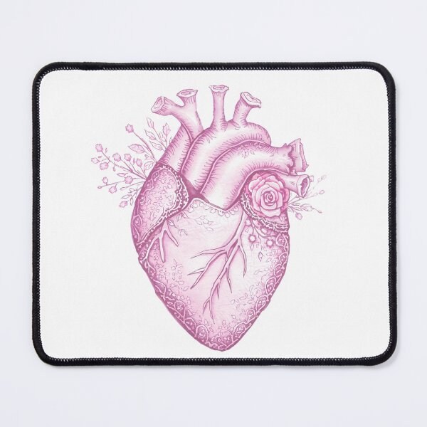 Item preview, Pink anatomy, flowers and heart designed and sold by uunaa.