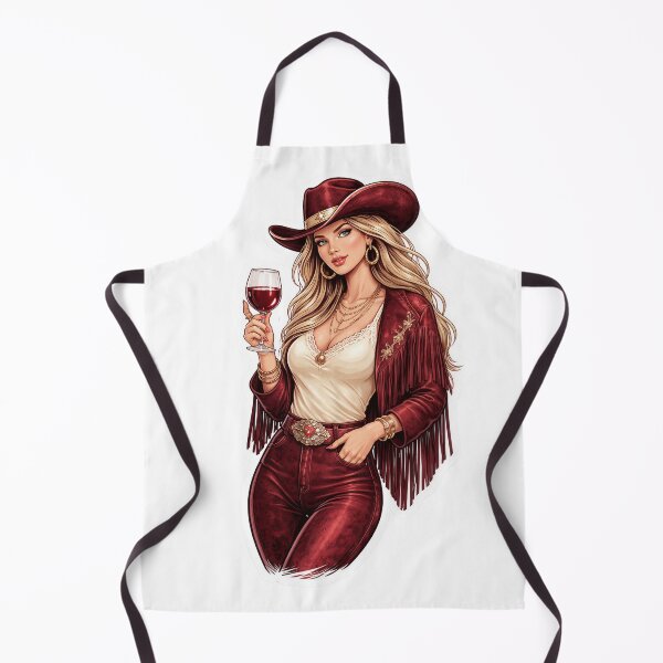 Item preview, Western Cowgirl Wine Sticker designed and sold by lbm68.