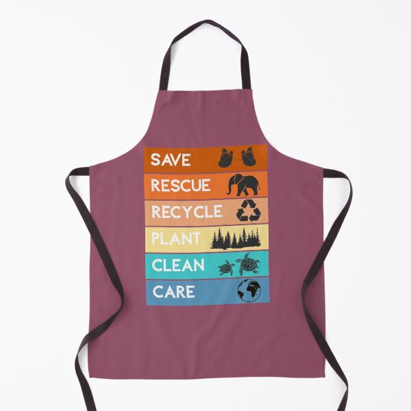 Item preview, Earth Day Message – Save Rescue Recycle Plant Clean Care designed and sold by LuveraxArt.