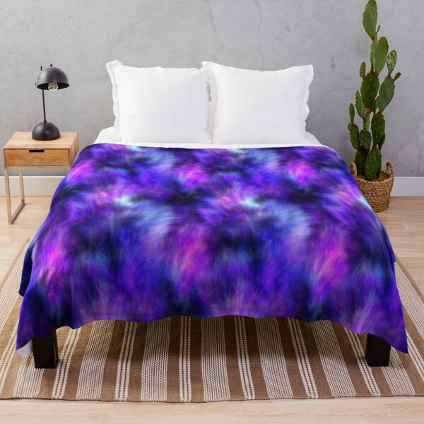 Item preview, Neon Purple Galaxy Faux Fur Texture Pattern designed and sold by Piotrek0001.