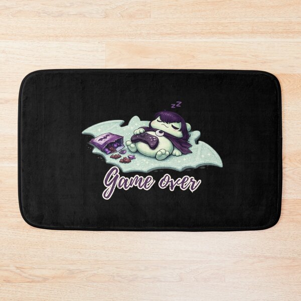 Item preview, Game over Emo goth gamer frog designed and sold by BritishDelights.