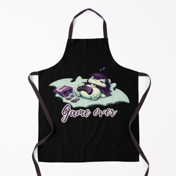 Item preview, Game over Emo goth gamer frog designed and sold by BritishDelights.