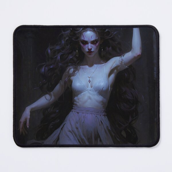 Item preview, Dark Goddess Lilith with Demon Horns Portrait designed and sold by DarkHolyQueen.