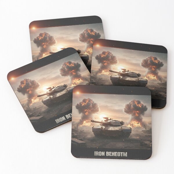 Item preview, Iron Beheothm Gritty Main Battle Tank Battlefield War Zone Digital Art designed and sold by MouradStudio.
