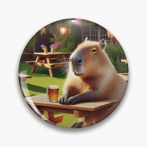 Item preview, Samba the Capybara: The Lady of Leisure at the Pub designed and sold by Sybille-Yates.