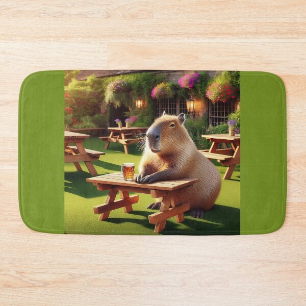 Item preview, Samba the Capybara: The Lady of Leisure at the Pub designed and sold by Sybille-Yates.