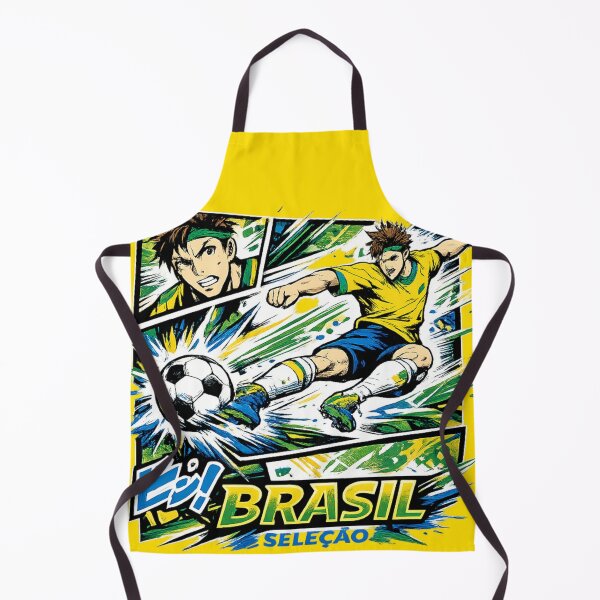 Item preview, Brazil Soccer Manga Kick Graphic | Brasil Seleção Streetwear Football Anime Design designed and sold by JonelCrafts.