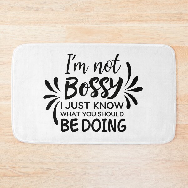 Item preview, I’m Not Bossy Quote Typography Design | Funny Sarcastic Quote | Bold Feminist Statement | Sassy Typography Art designed and sold by PnrArtDesign.
