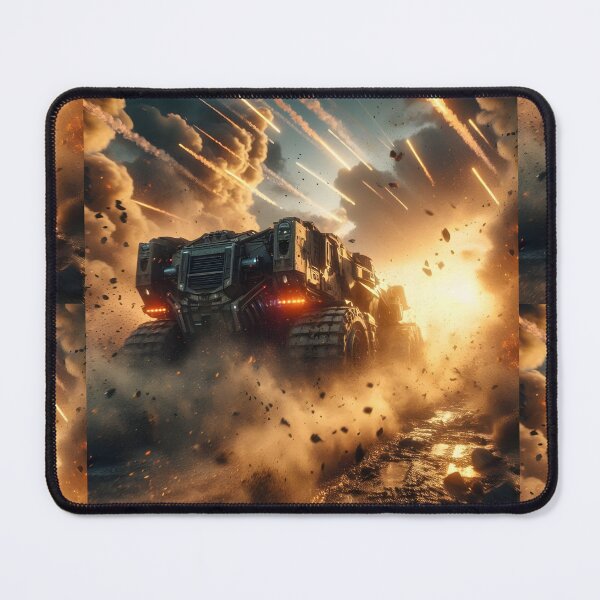 Item preview, Dynamic Armored Beast Fight for Survival Under Catastrophic Sky Illustration designed and sold by MouradStudio.