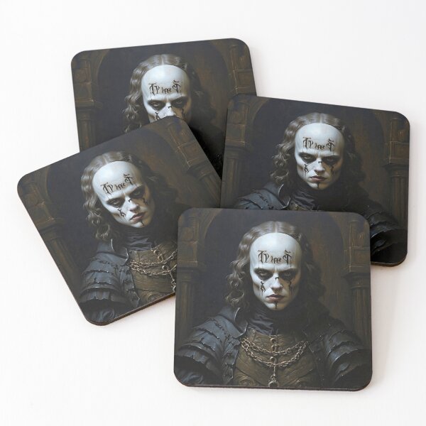 Item preview, Gothic Warlock with White Mask and Chains designed and sold by DarkHolyQueen.