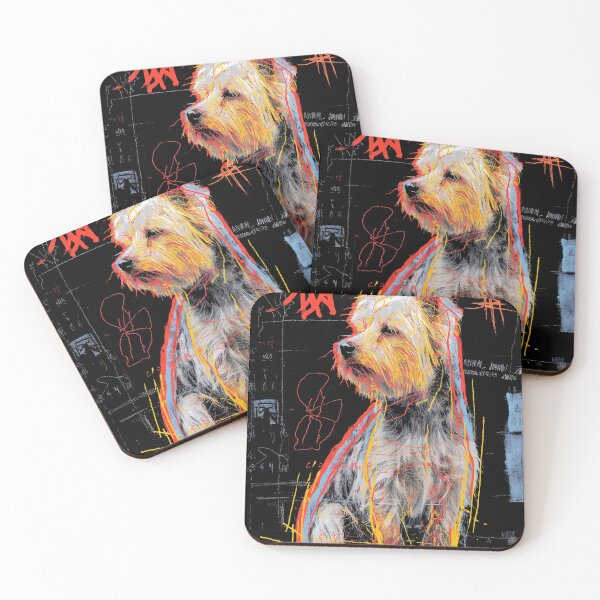Item preview, Vibrant Yorkshire Terrier Portrait designed and sold by lautir.