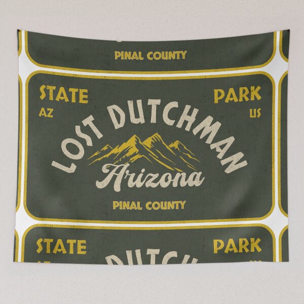 Item preview, Lost Dutchman State Park, Pinal County, Arizona, badge design designed and sold by Wanderful-roads.