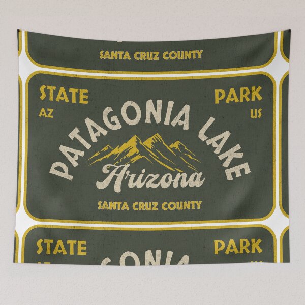 Item preview, Patagonia Lake State Park, Santa Cruz County, Arizona, badge design designed and sold by Wanderful-roads.