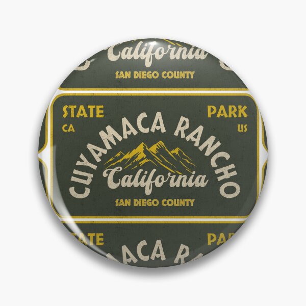 Item preview, Cuyamaca Rancho State Park, San Diego County, California, badge design designed and sold by Wanderful-roads.