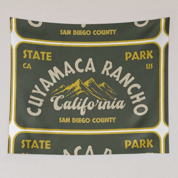 Item preview, Diseño de insignia del Parque Estatal Cuyamaca Rancho, condado de San Diego, California designed and sold by Wanderful-roads.