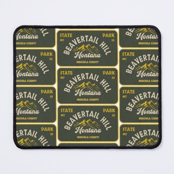Item preview, Beavertail Hill State Park, Missoula County, Montana, badge design designed and sold by Wanderful-roads.