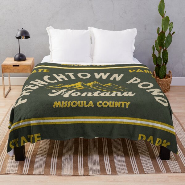 Item preview, Frenchtown Pond State Park, Missoula County, Montana, badge design designed and sold by Wanderful-roads.