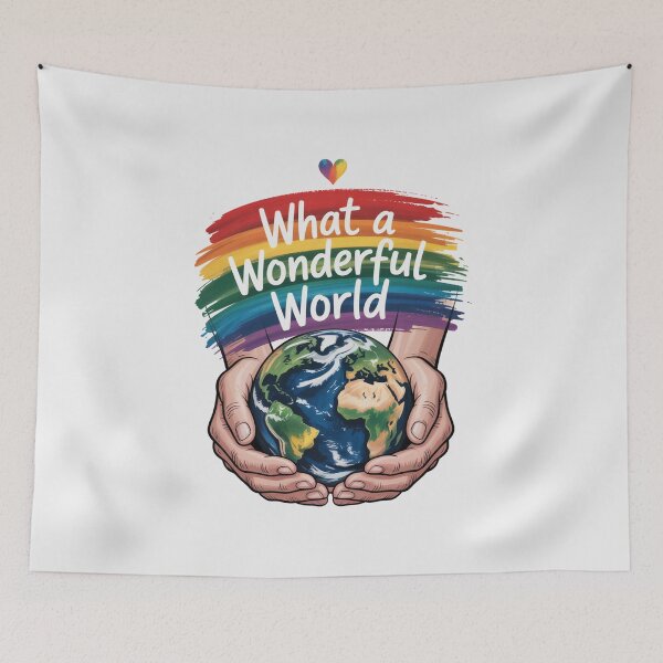 Item preview, What A Wonderful World Earth Day designed and sold by Designdos.