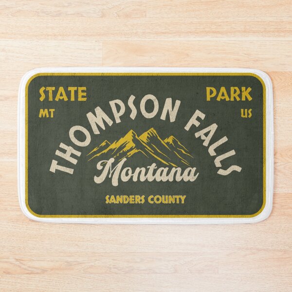 Item preview, Thompson Falls State Park, Sanders County, Montana, badge design designed and sold by Wanderful-roads.