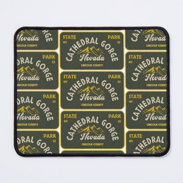 Item preview, Cathedral Gorge State Park, Lincoln County, Nevada, badge design designed and sold by Wanderful-roads.