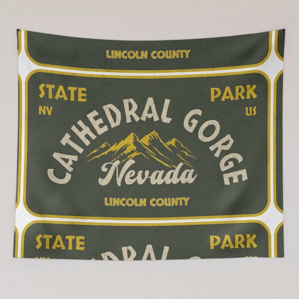 Item preview, Cathedral Gorge State Park, Lincoln County, Nevada, badge design designed and sold by Wanderful-roads.