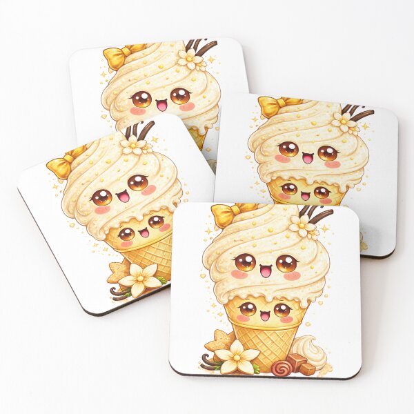 Artikelvorschau, Vanilleeiswaffel Kawaii entworfen und verkauft von redsharkuk.