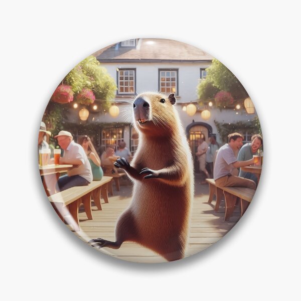 Item preview, Samba’s Victory Dance: The Runaway Capybara designed and sold by Sybille-Yates.
