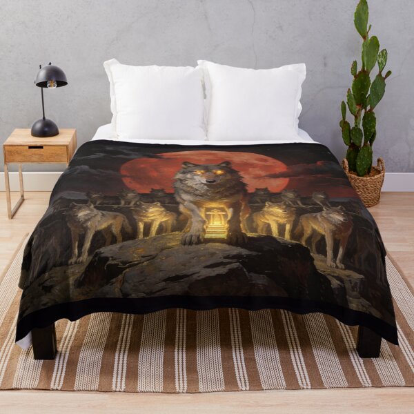 Item preview, Wolf Pack Origin Dark Sacred Armenia Epic Art designed and sold by GeoWhimsy Studio.