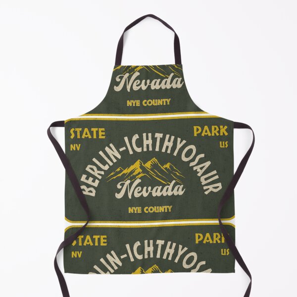 Item preview, Berlin–Ichthyosaur State Park, Nye County, Nevada, badge design designed and sold by Wanderful-roads.