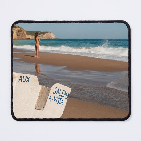 Item preview, Peaceful Moment on Salema Beach, Algarve, Portugal designed and sold by Kasia Design.