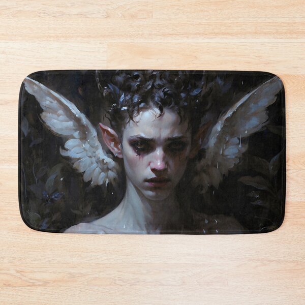 Item preview, Melancholic Young Satyr with Angelic Wings designed and sold by DarkHolyQueen.